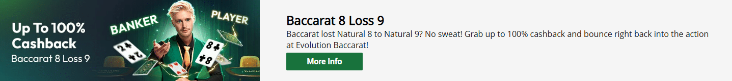 baccarat 8 loss 9 Maxim88 bonus